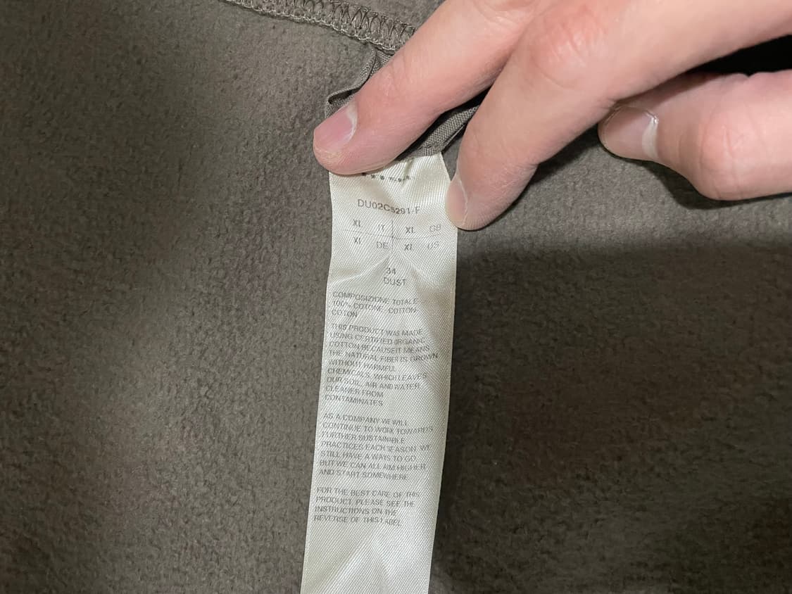 릭오웬스 김프 후드집업 xl 상품이미지3