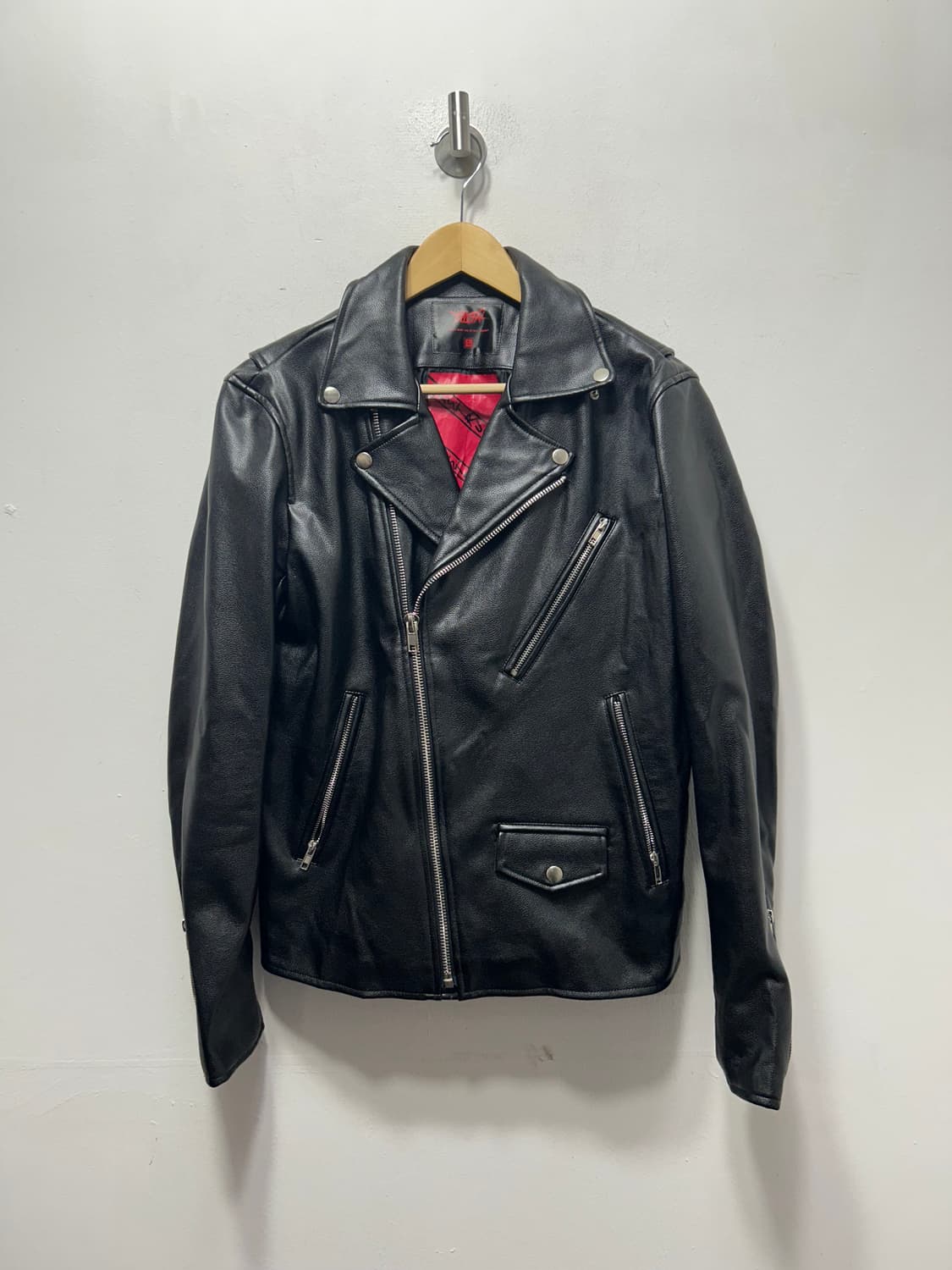 플리온 남성 바이크 레더 가죽 자켓 L  상품이미지1