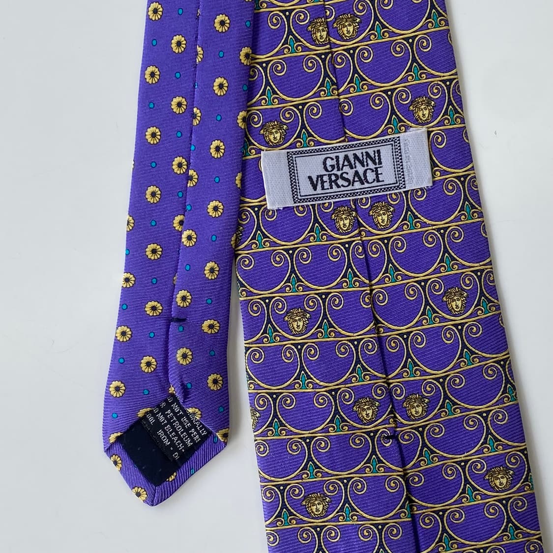 Versace 베르사체 정품 명품 모노그램 넥타이 상품이미지4