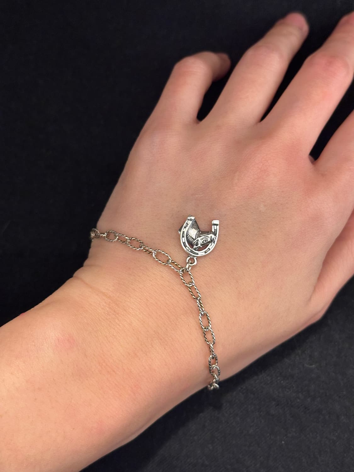 Lucky Horseshoe 925 Silver Bracelet🐎🧲 상품이미지6