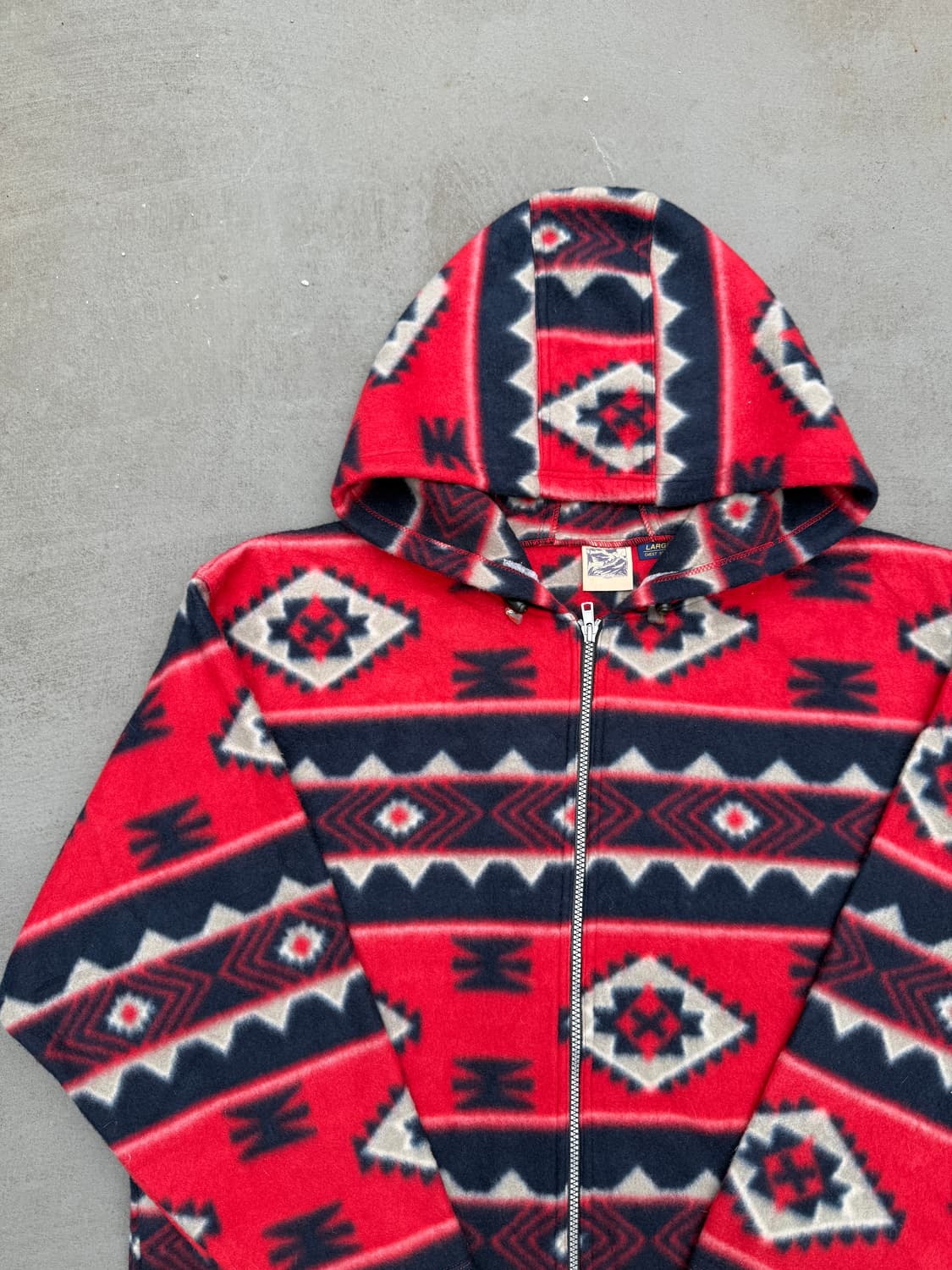 로코 아일랜드 나바호 후리스 후드집업 상품이미지2