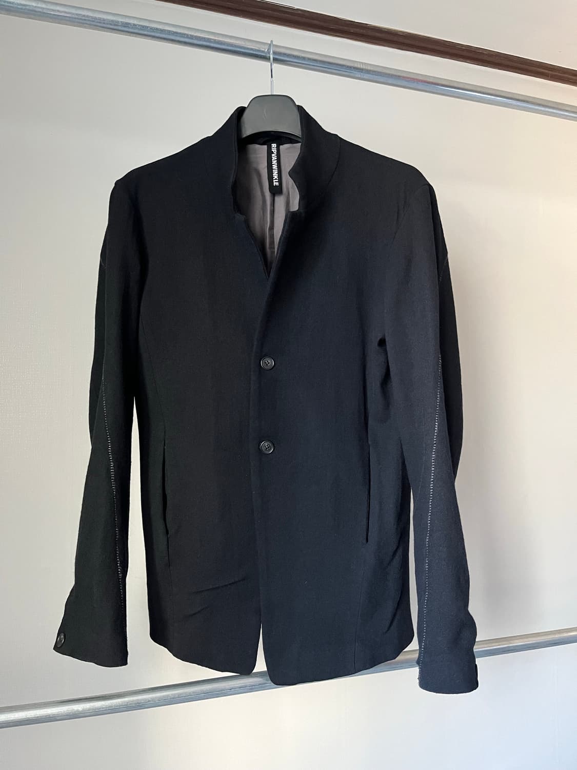 RIPVANWINKLE WOOL FLANO DRAPING JACKET 상품이미지4