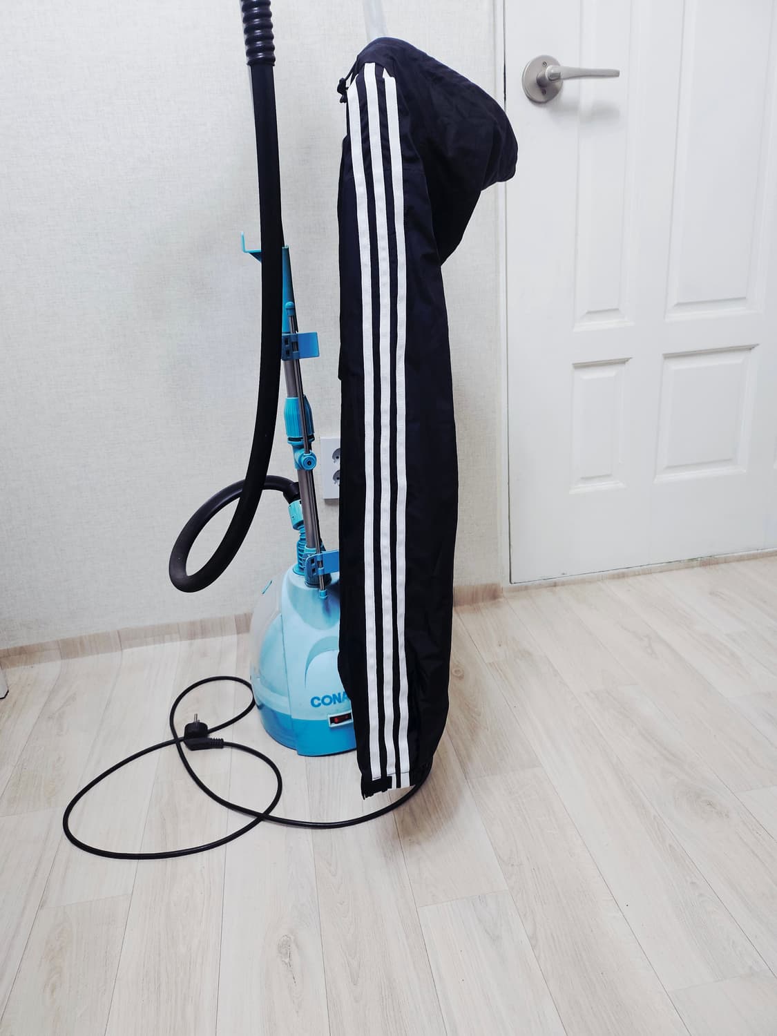 (110)2XL ☆초대장급☆ 아디다스 파이어버드 [검흰] 아노락 바람막이 상품이미지4