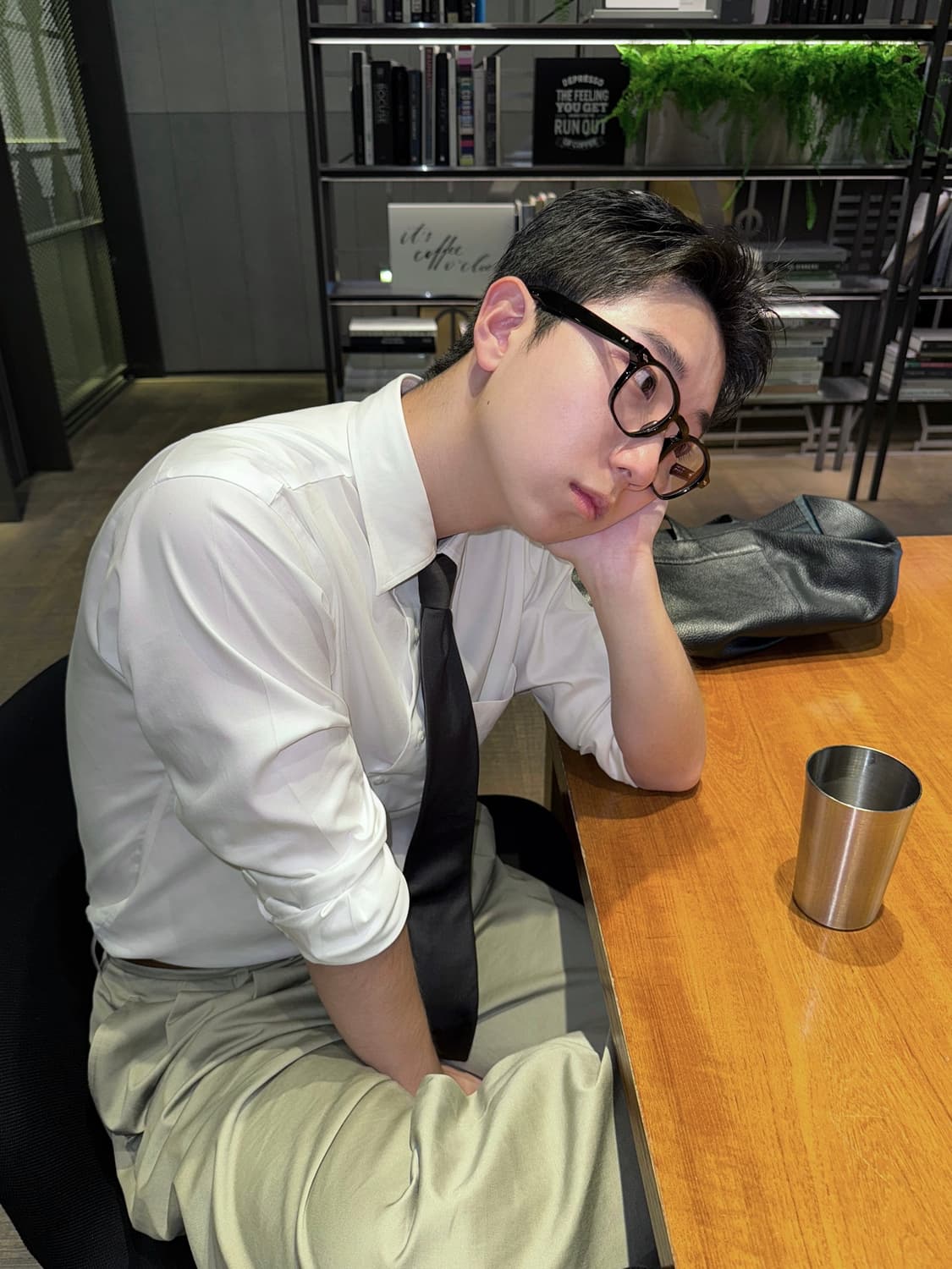 디올 빈티지 실크 넥타이 블랙 상품이미지3