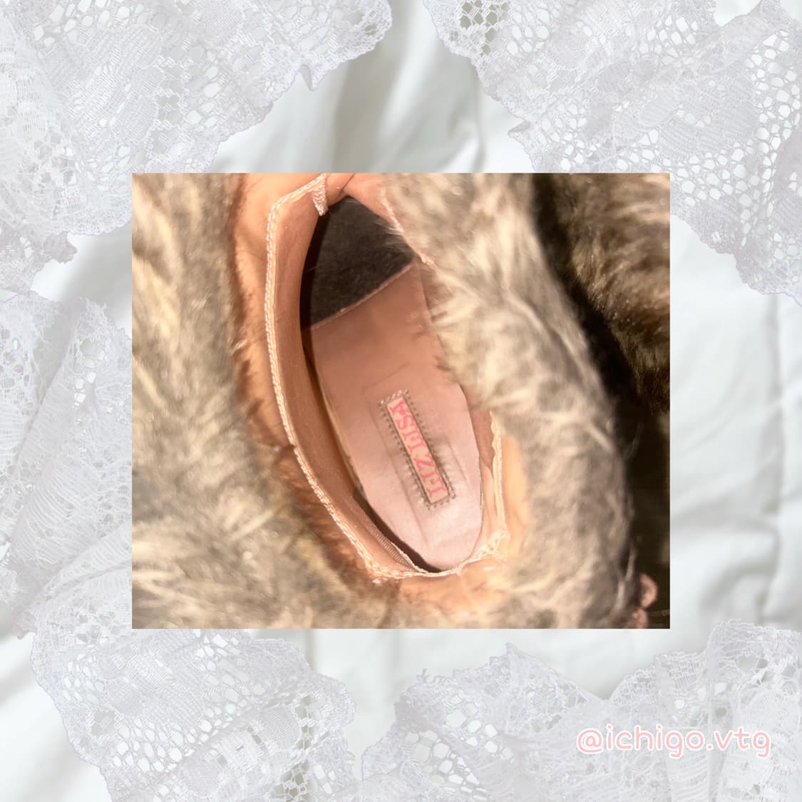 리즈리사 퍼 리본 부츠 히메갸루라떼갸루 상품이미지8