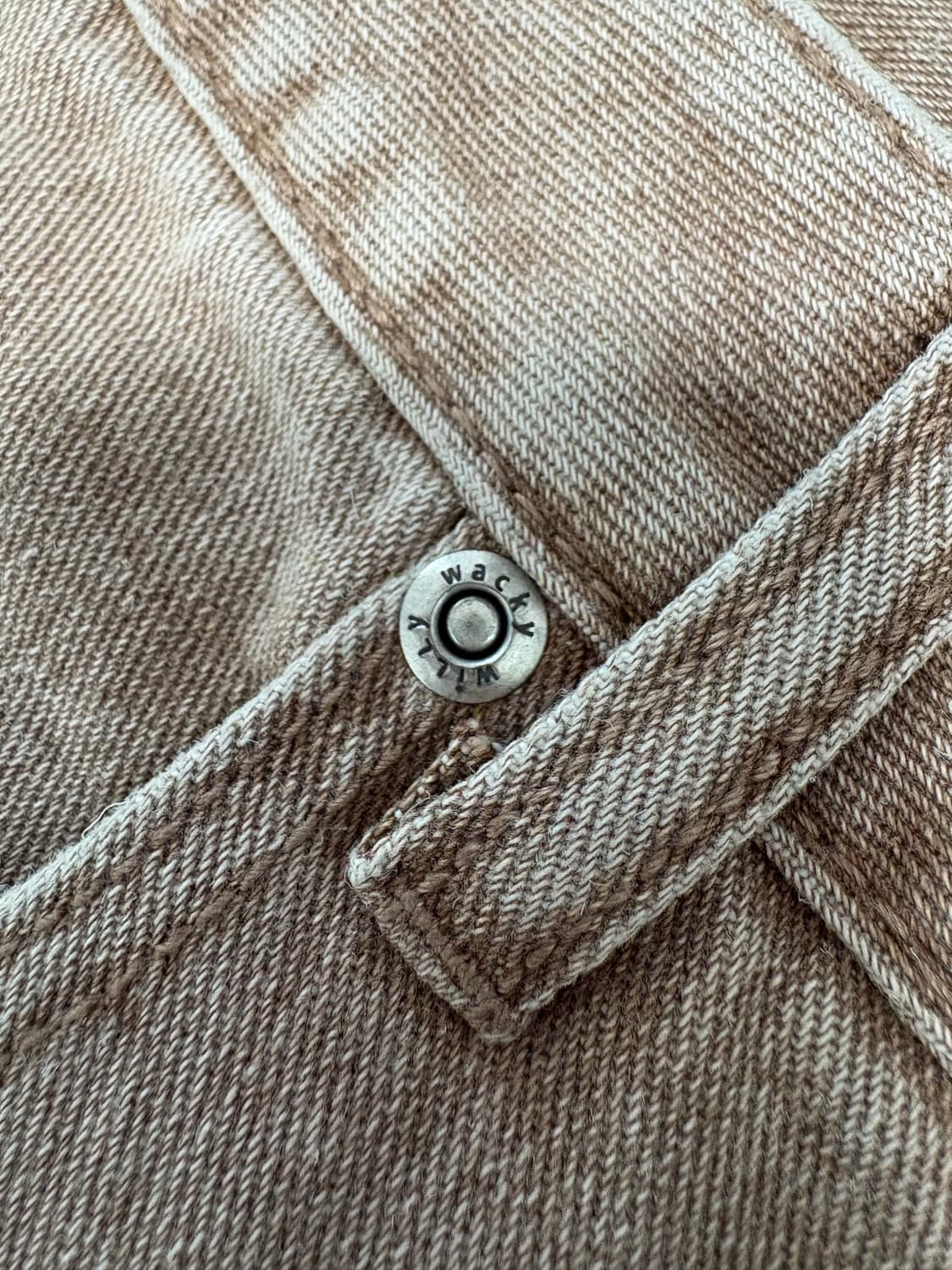 [무신사 도쿄 팝업 택] 와키윌리 와이드 워싱 데님 L 상품이미지9