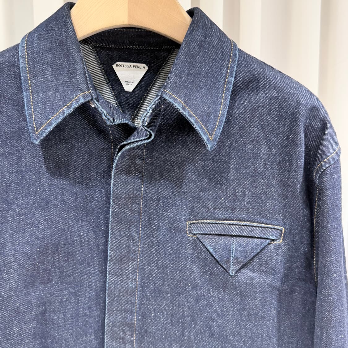 (S+/48) / 보테가 인디고 데님 긴팔 셔츠 상품이미지2