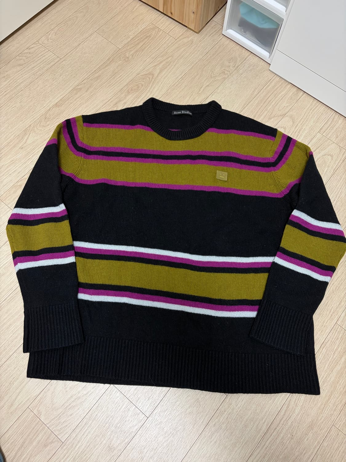 [M, 105] 아크네 컬러블럭 니트 상품이미지1