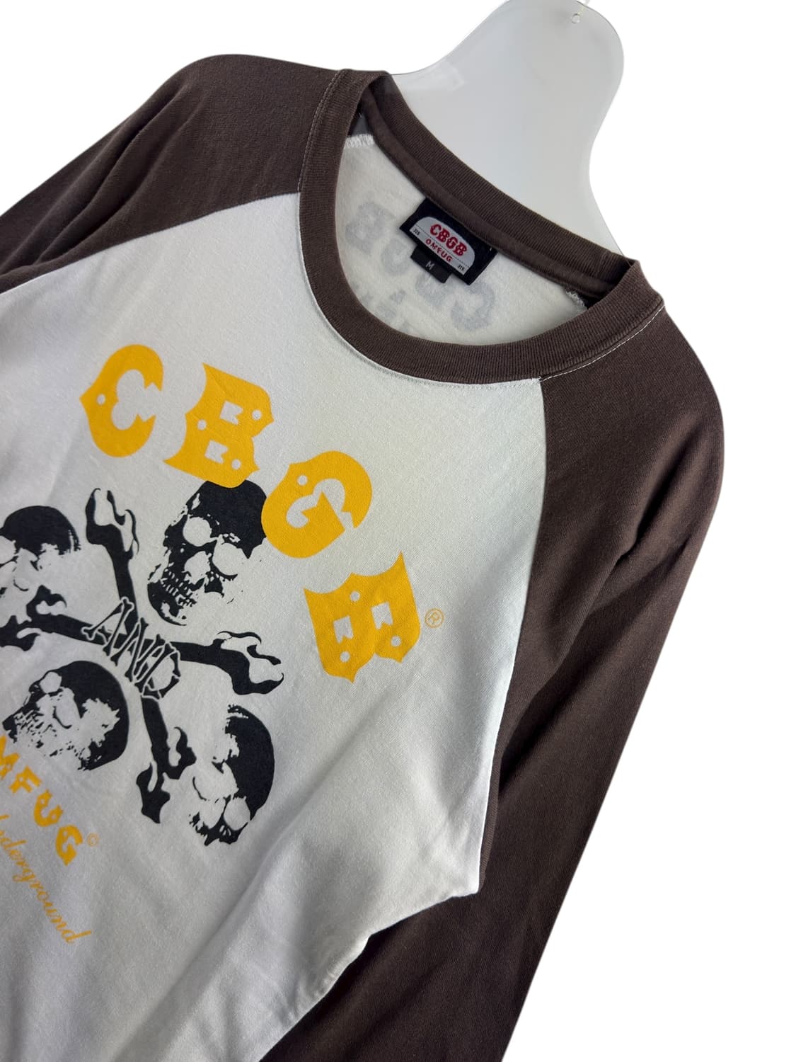 JPN Y2K 스컬 나그랑 브라운 7부 롱슬리브1288 상품이미지3