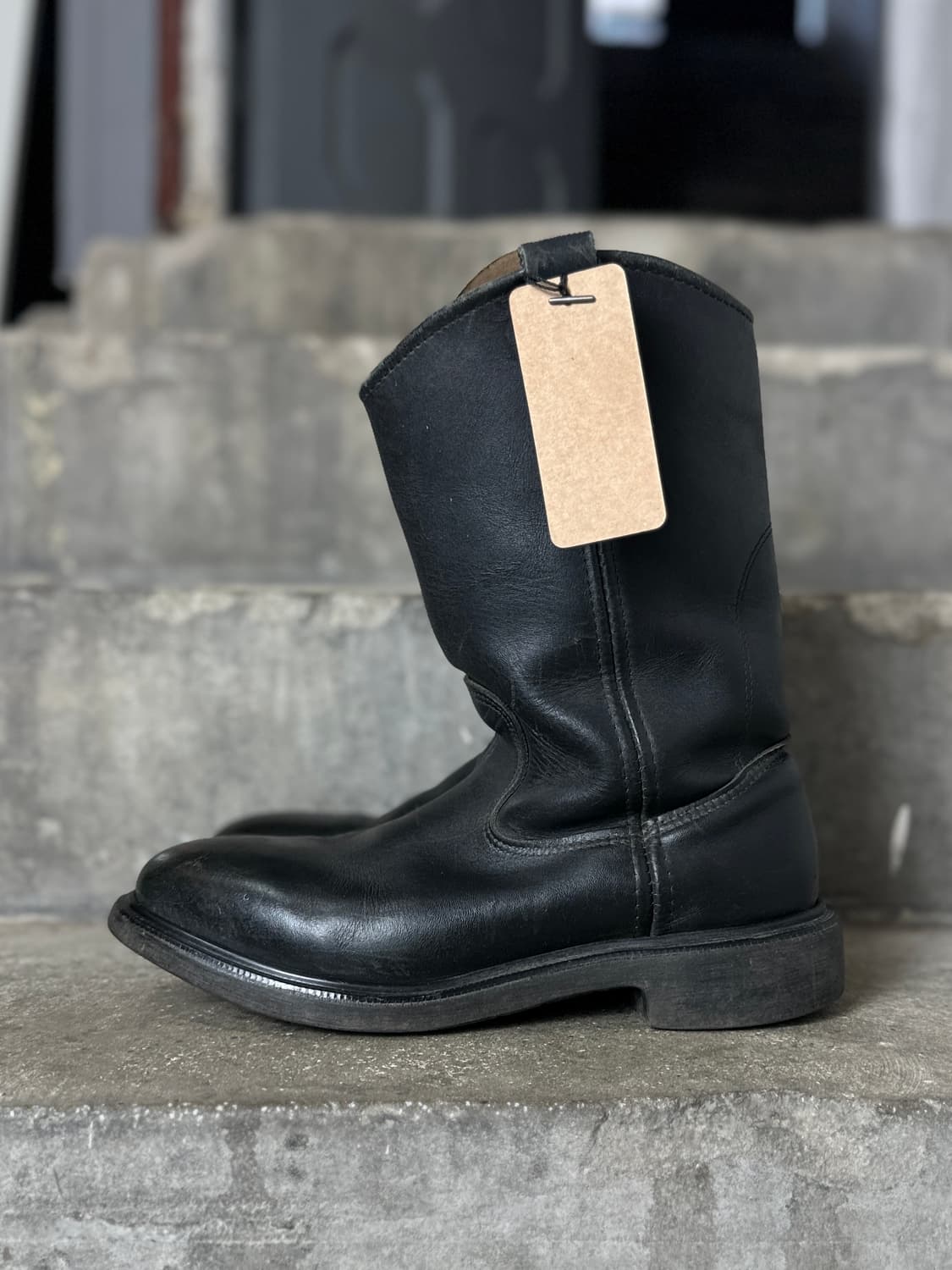 00's OG USA Made 레드윙 1125 페코스 블랙 웨스턴 부츠 상품이미지5