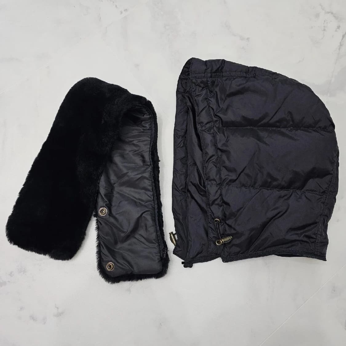 정품 버버리 블랙 벨티드 롱패딩 ~55 상품이미지8