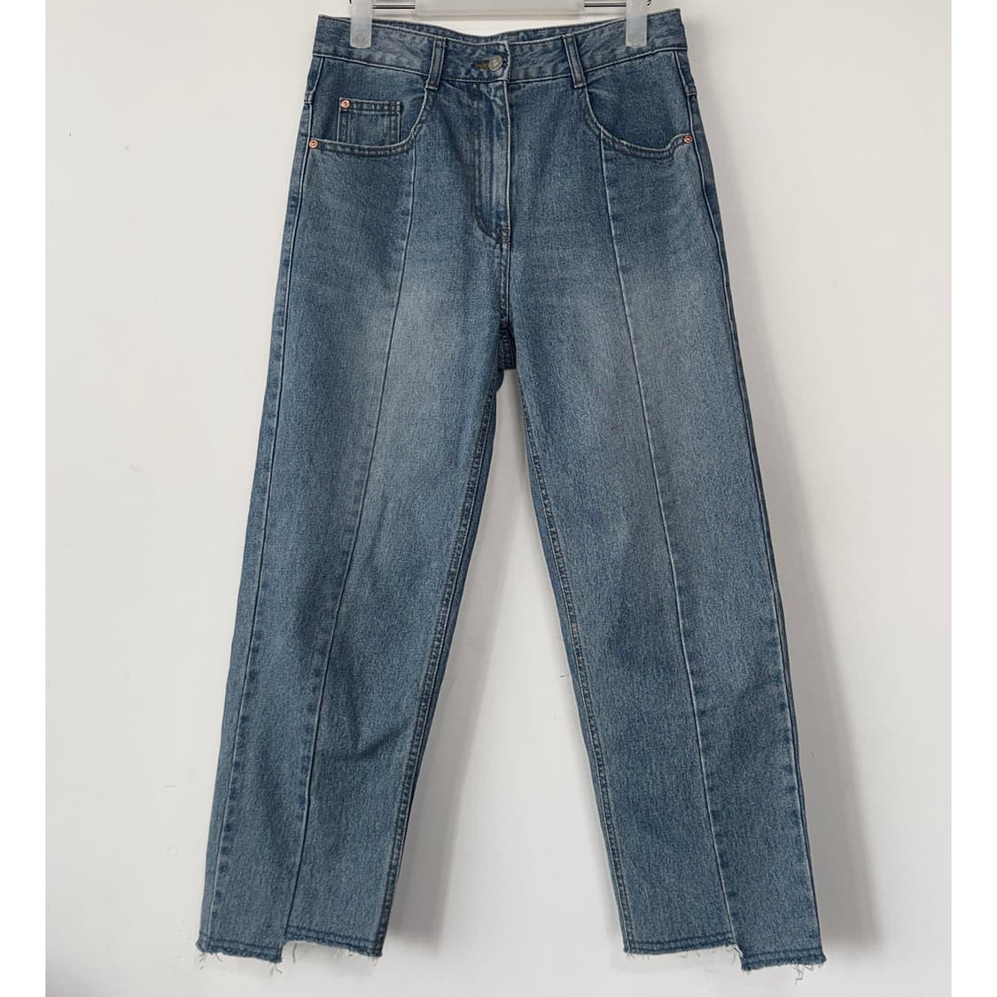 럭키슈에뜨 23 언발 헴 데님 팬츠 상품이미지2