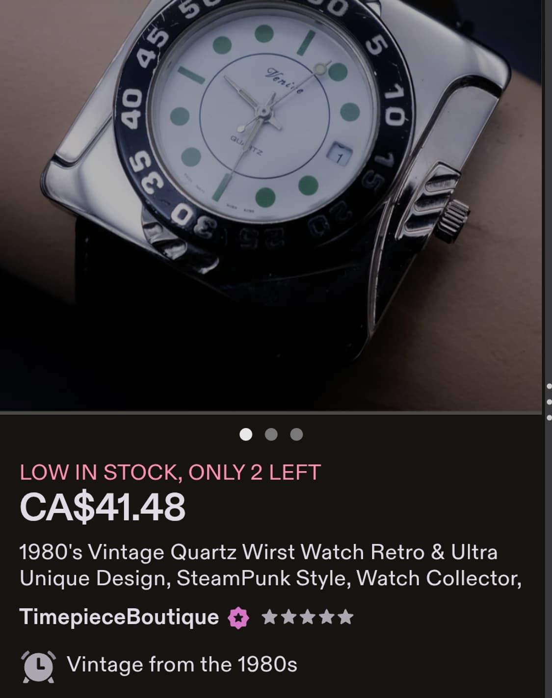 # 레트로 울트라 유니크 디자인 스팀펑크 빈티지 시계  상품이미지1