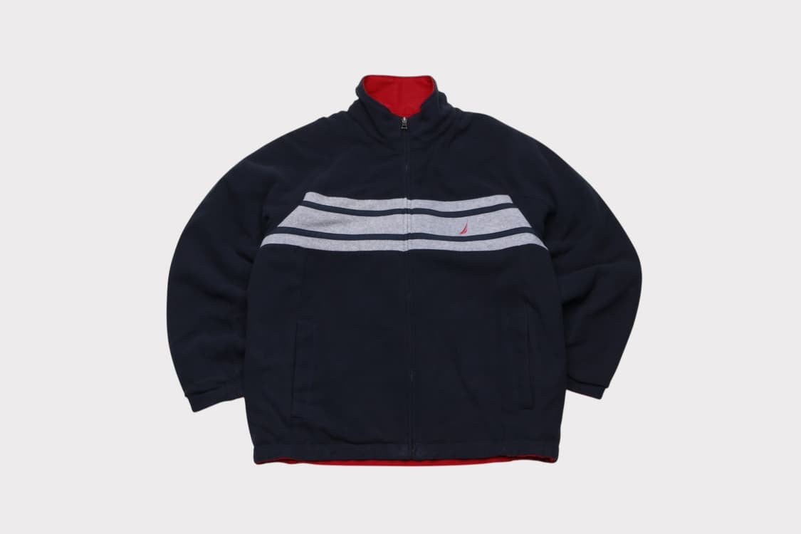 [남성 M] 90s 노티카 올드스쿨 양면 후리스 자켓 상품이미지1