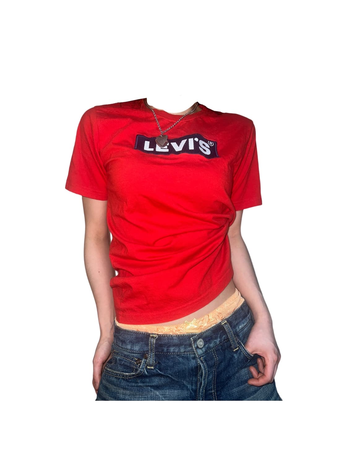 리바이스 레드 박스 로고 티셔츠 상품이미지3
