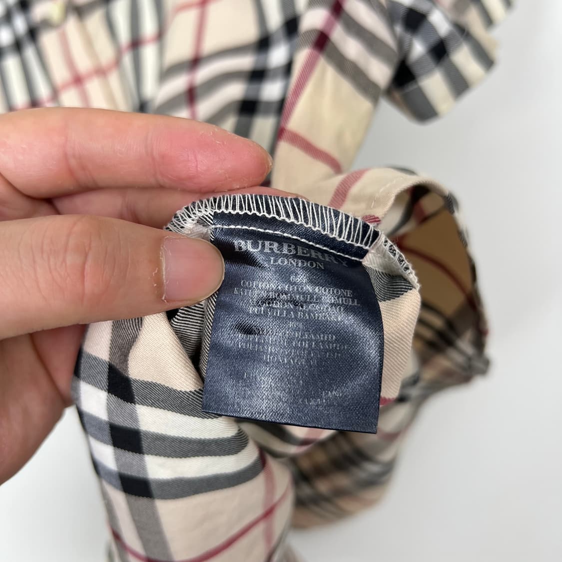 Burberry 버버리 노바체크 반팔 셔츠 상품이미지6