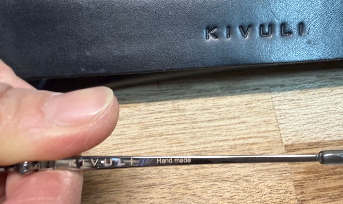 일본)키블리 피터팻KIVULI PITAPAT 실버 티타늄 안경테 상품이미지3