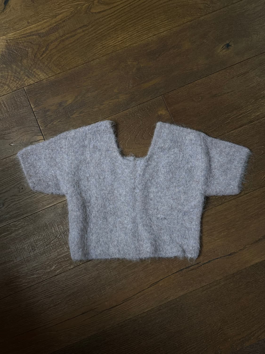 Grove 라벤더 크롭 니트 가디건 상품이미지2