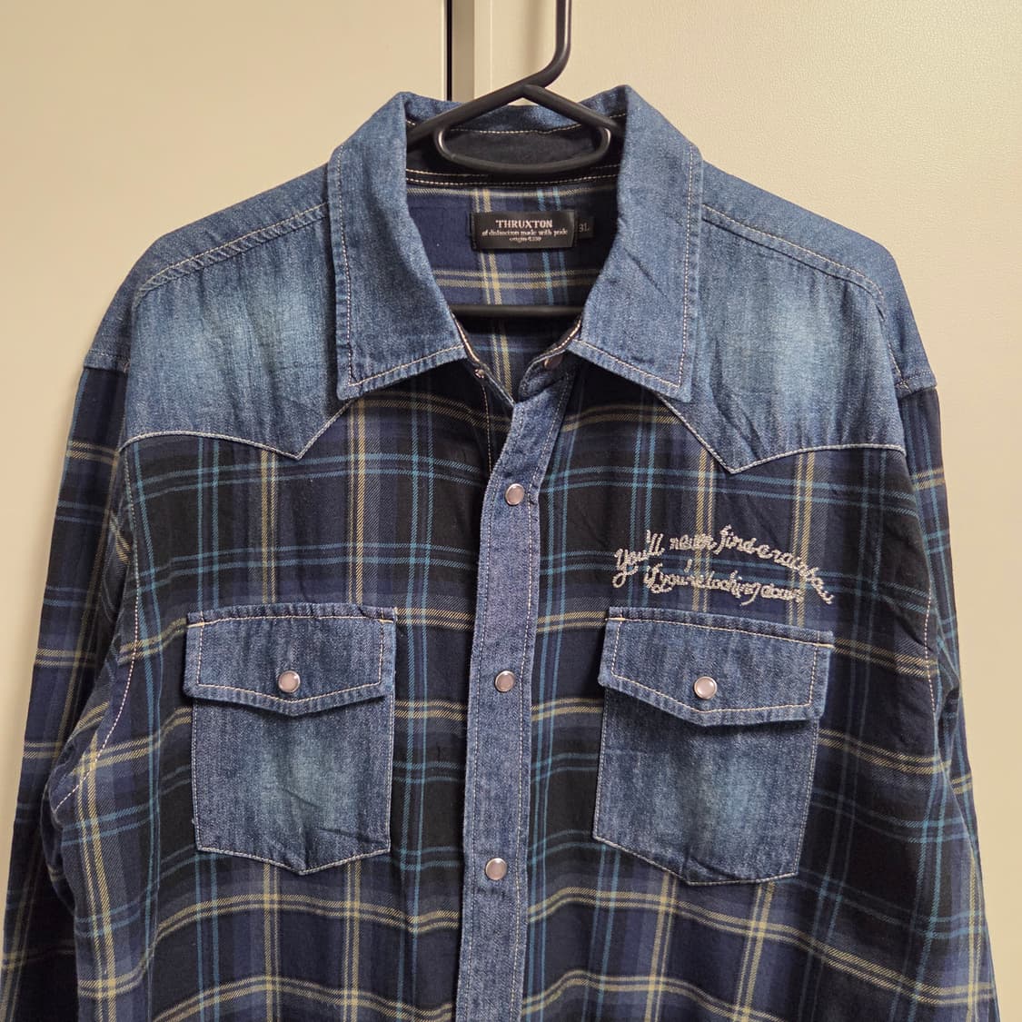 일본제 Thruxton 빈티지 웨스턴 셔츠 L-XL(100-105) 상품이미지2