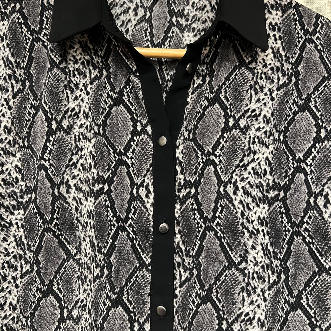 빈티지 파이톤 블라우스 (W) L 상품이미지4