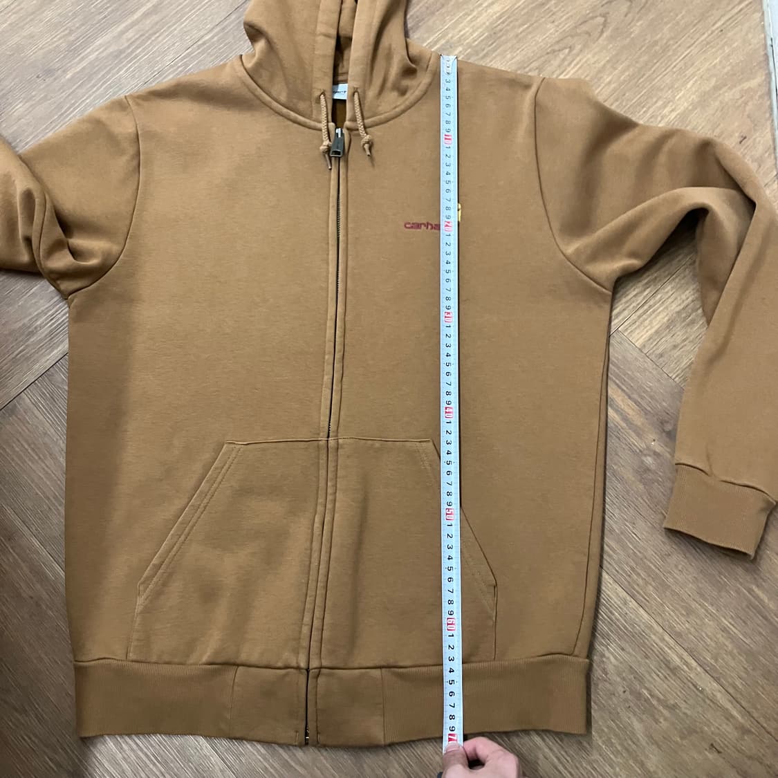 N265 칼하트 wip 후드집업 브라운 상품이미지8
