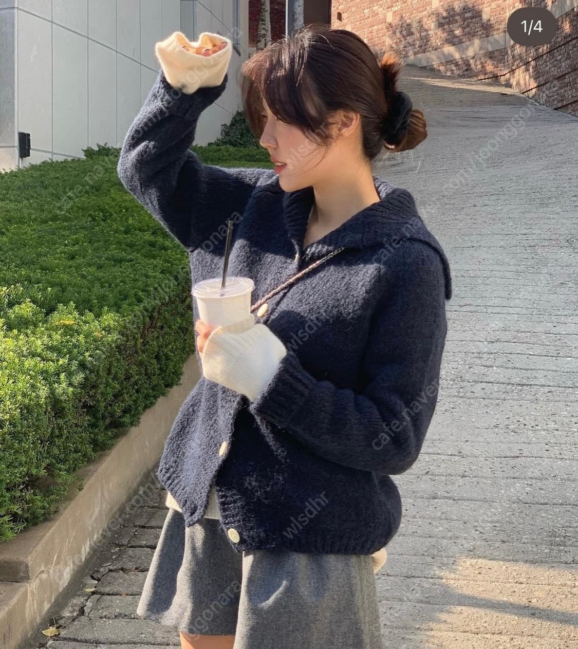 타낫 tannat 세일러 가디건 네이비 상품이미지1