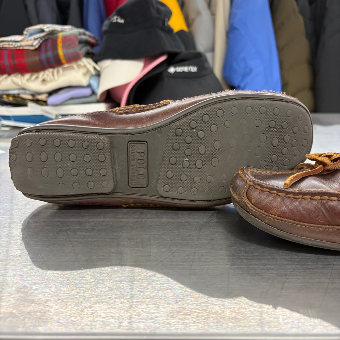 폴로 브라운 보트 슈즈 로퍼 270 상품이미지5