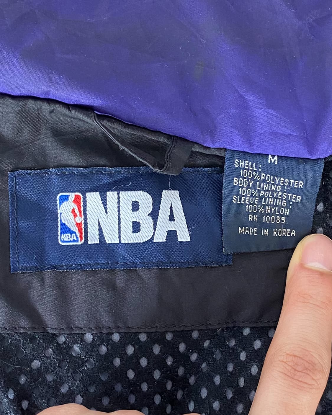 NBA 90's LA 레이커스 윈드 브레이커 자켓 상품이미지9