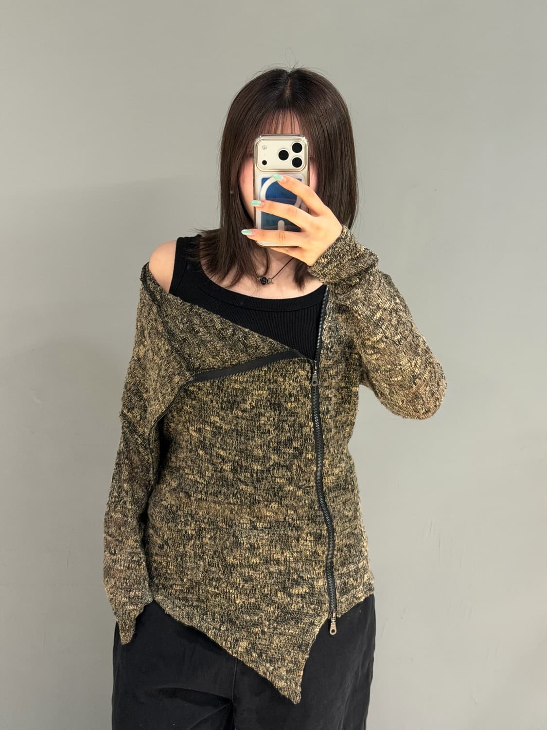 Bernings sho drape design cardigan 상품이미지5