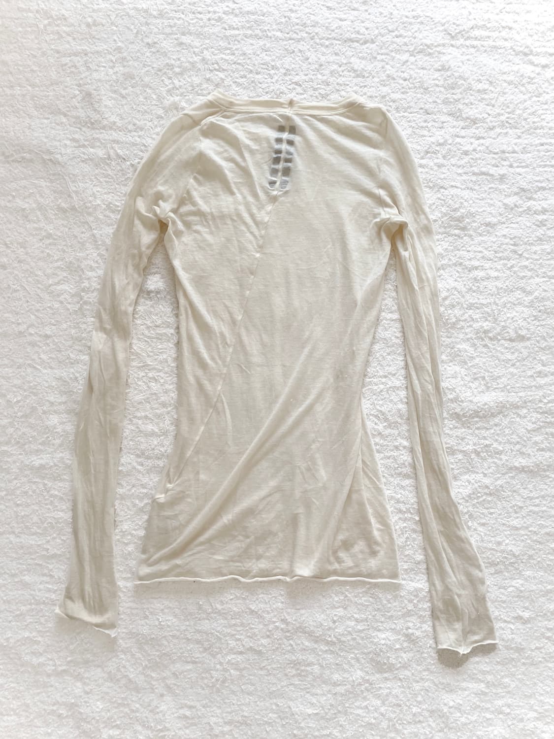 로우 엣지 코튼 롱슬리브 탑 상품이미지4