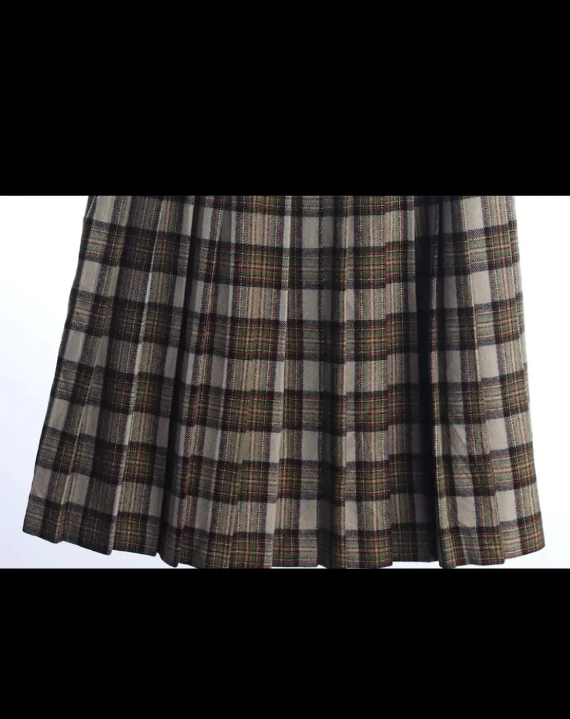 JPN 울 체크 스커트(빈티지) 상품이미지3