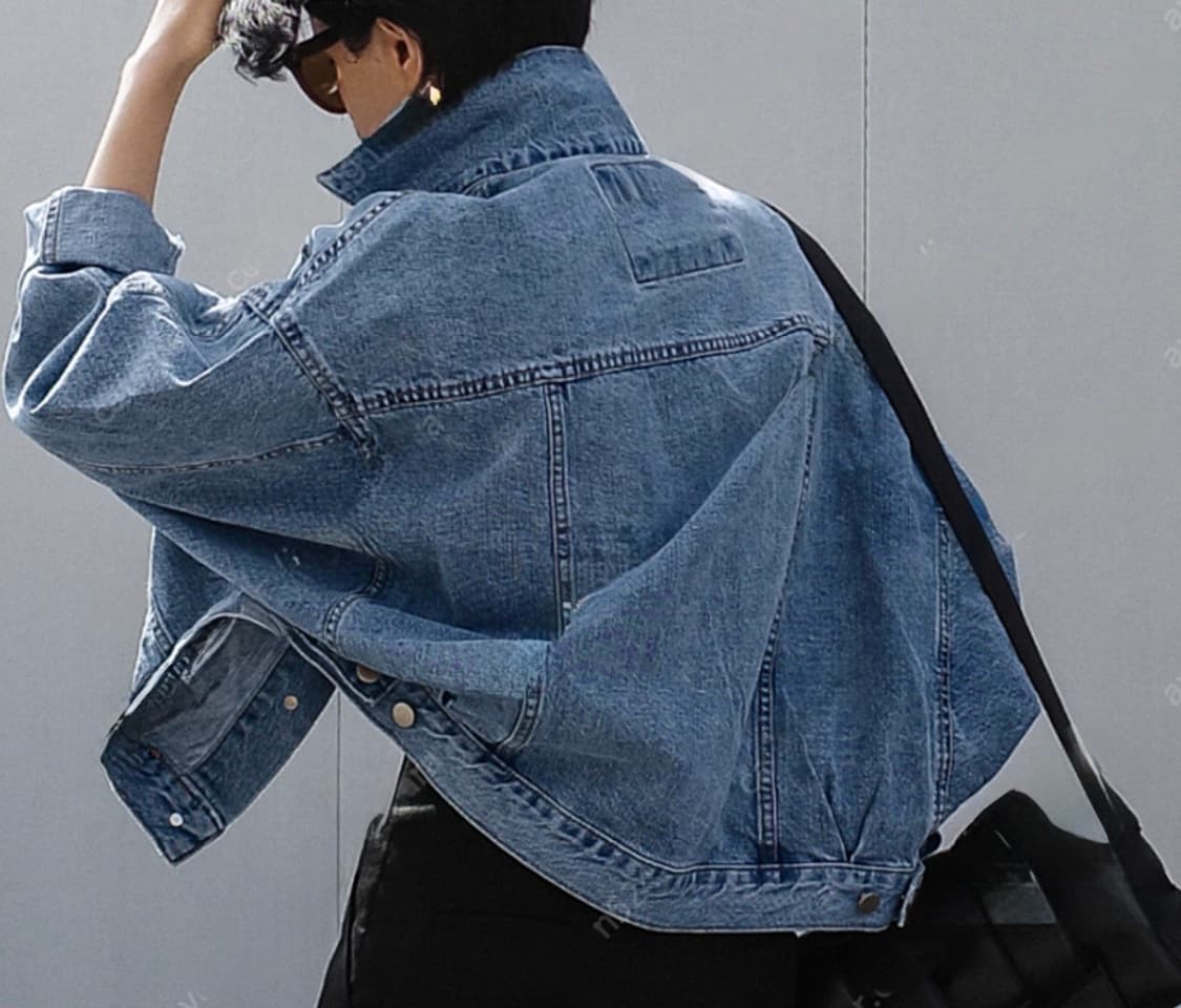 Mombbe 몸빼 데님 자켓 상품이미지1