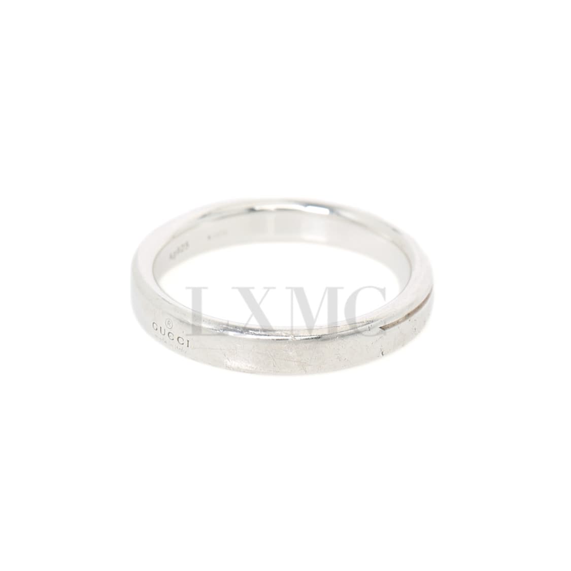 구찌 실버링 다이애그널 인터로킹 G 씬 실버반지 21호 상품이미지3
