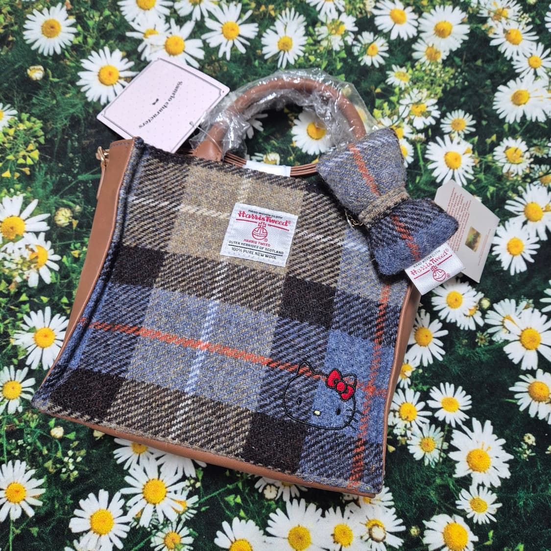 HELLO KITTY x 해리스트위드 2way 가방 새상품 상품이미지4