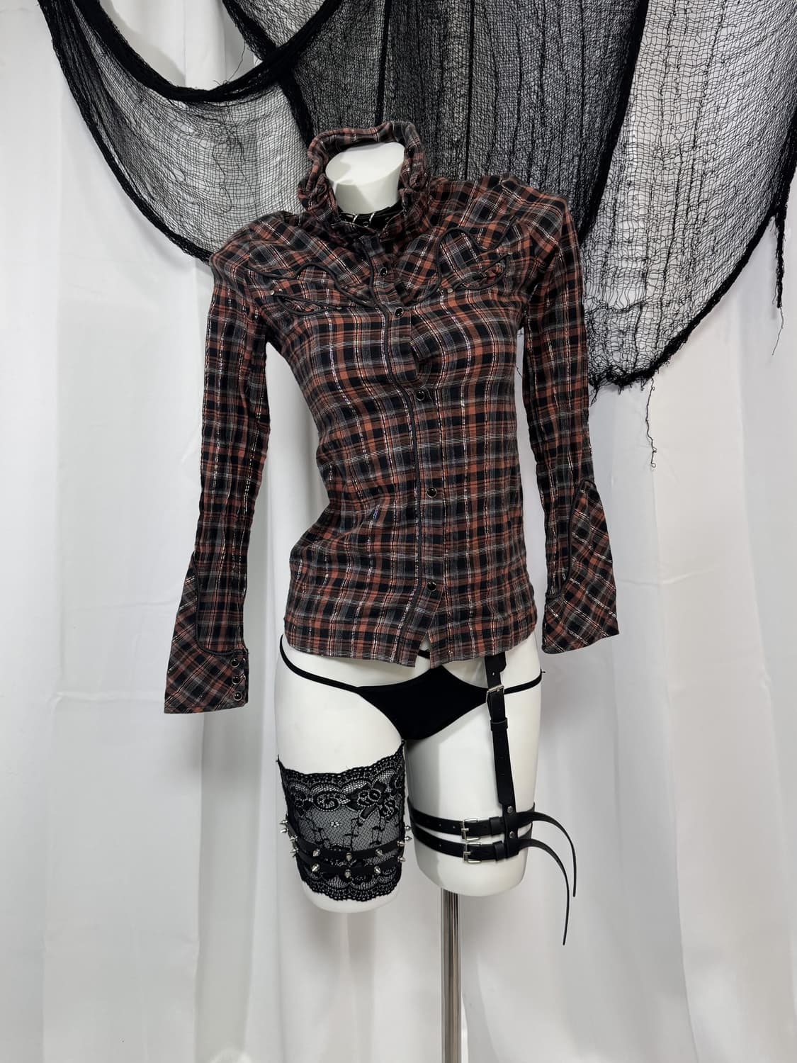 check detail shirt 상품이미지2