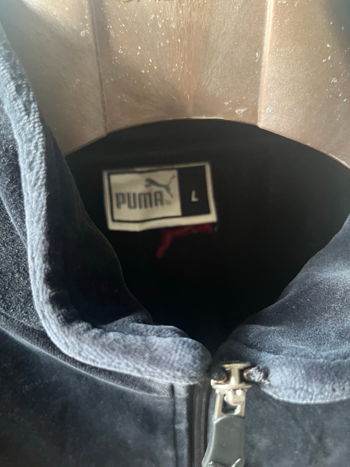 푸마 벨벳 트랙 자켓 블랙 상품이미지5