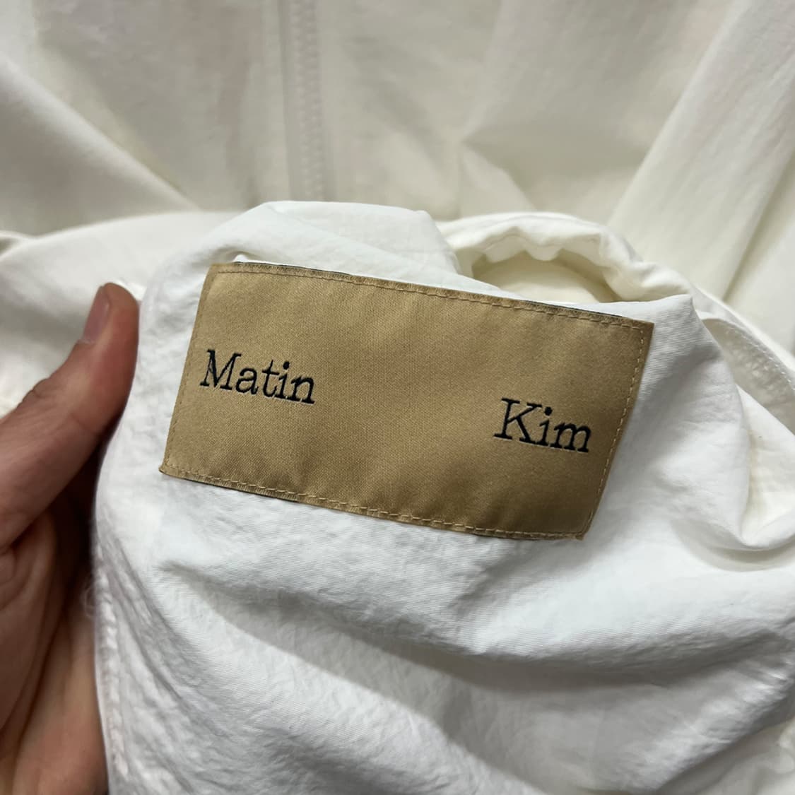 마뗑킴 MATIN 스펠 바람막이 트랙 자켓 FREE 상품이미지5