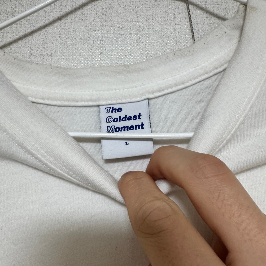 더콜디스트모먼트 롱슬리브 L 팝니다 상품이미지4