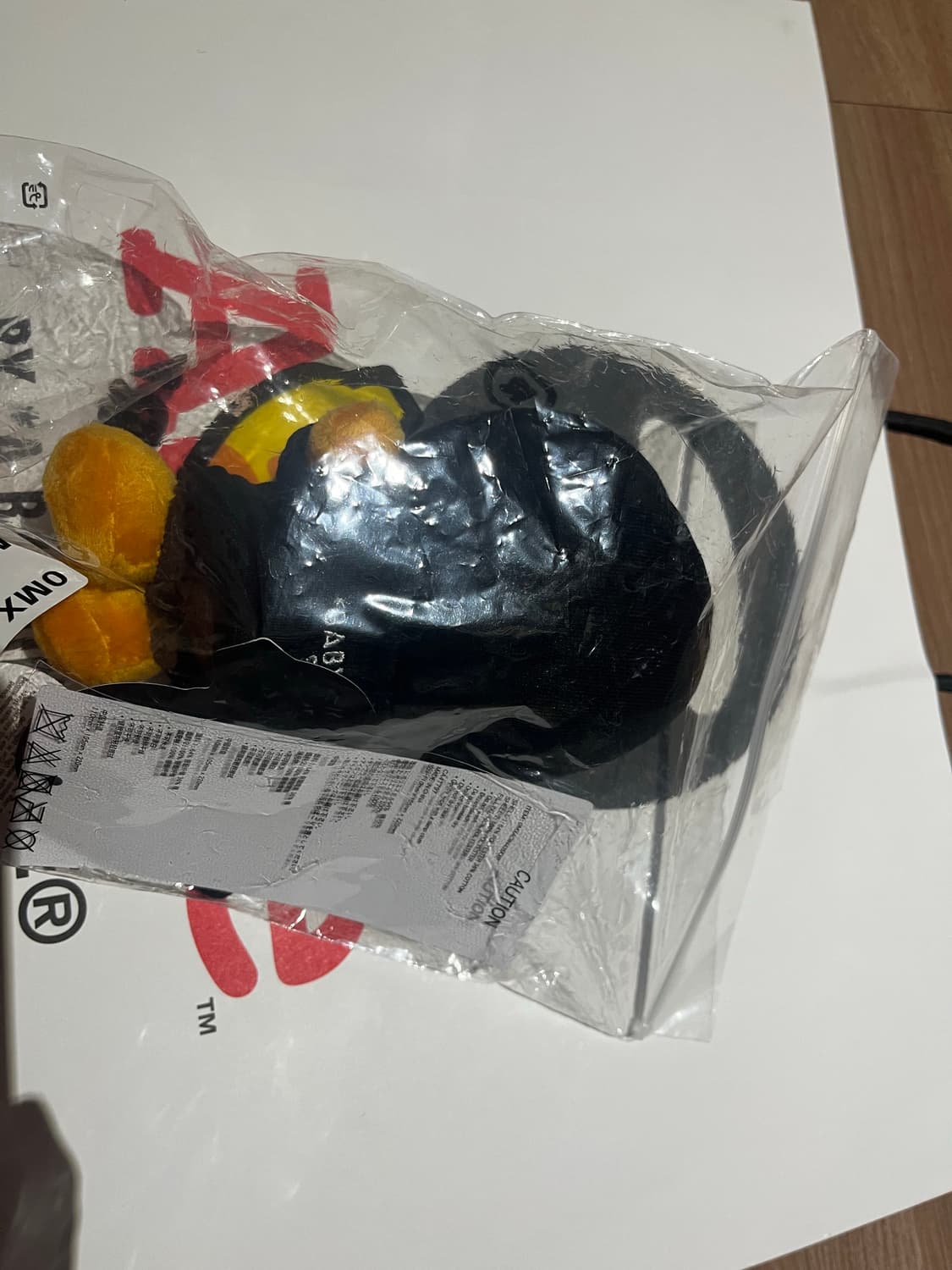 베이비 마일로 후드 키링 블랙 상품이미지3