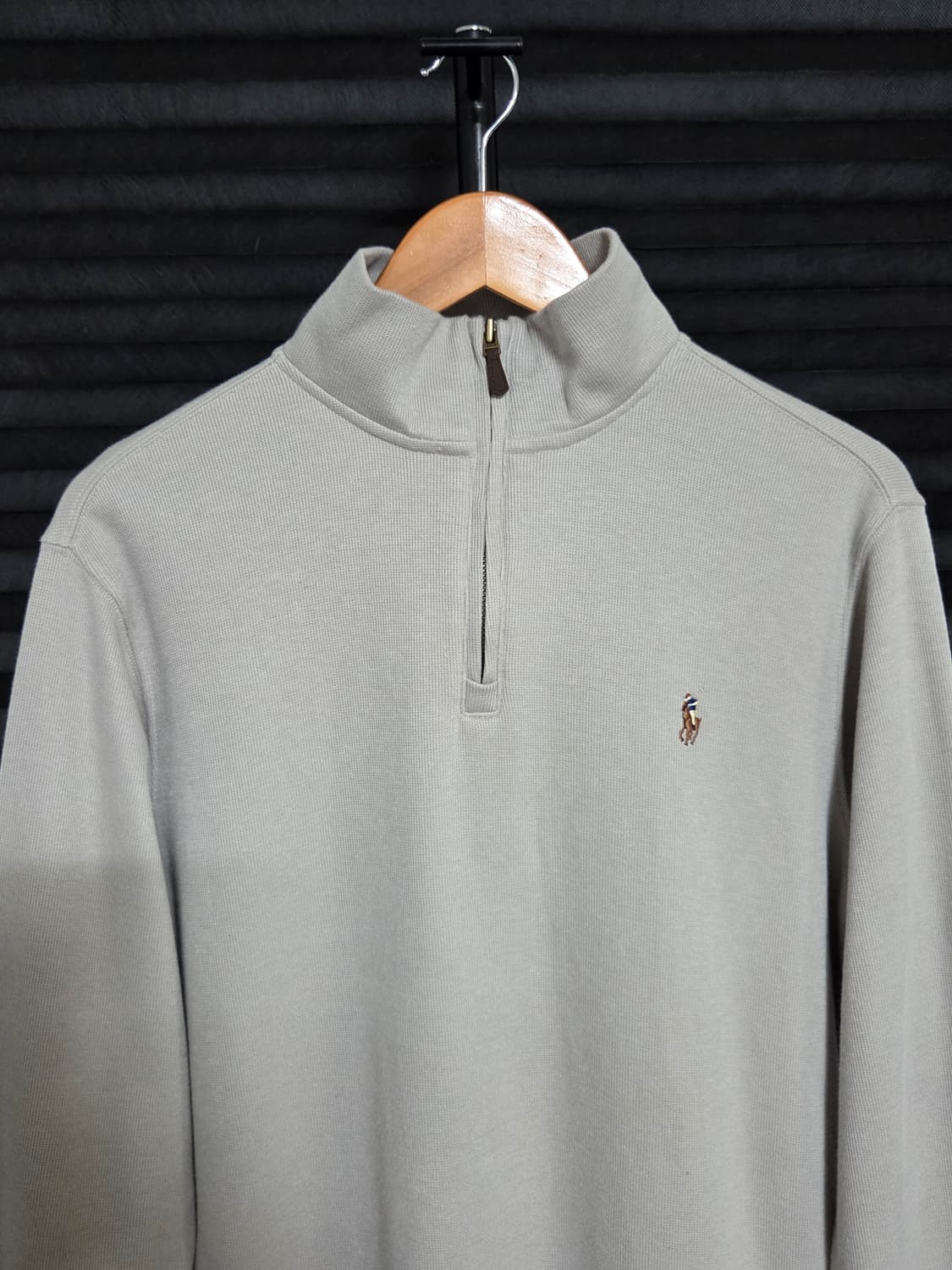 [폴로 랄프로렌] 코튼 에스테이트 립 하프집업 | 00146 상품이미지2