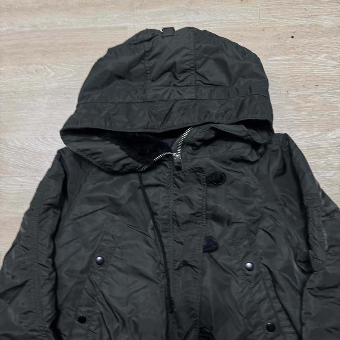 지오다노 모피안감 N2B 야상 패딩 자켓 상품이미지2