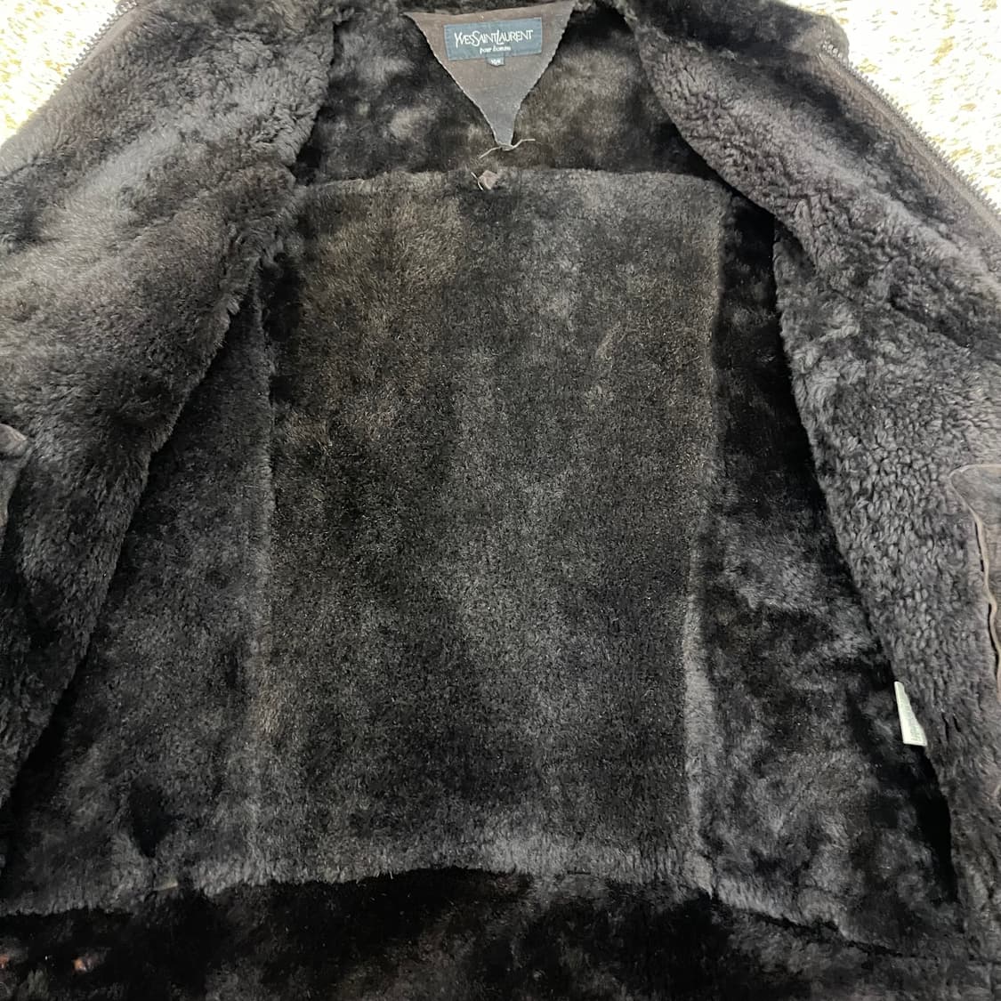 90's YSL 레더 무스탕 상품이미지7