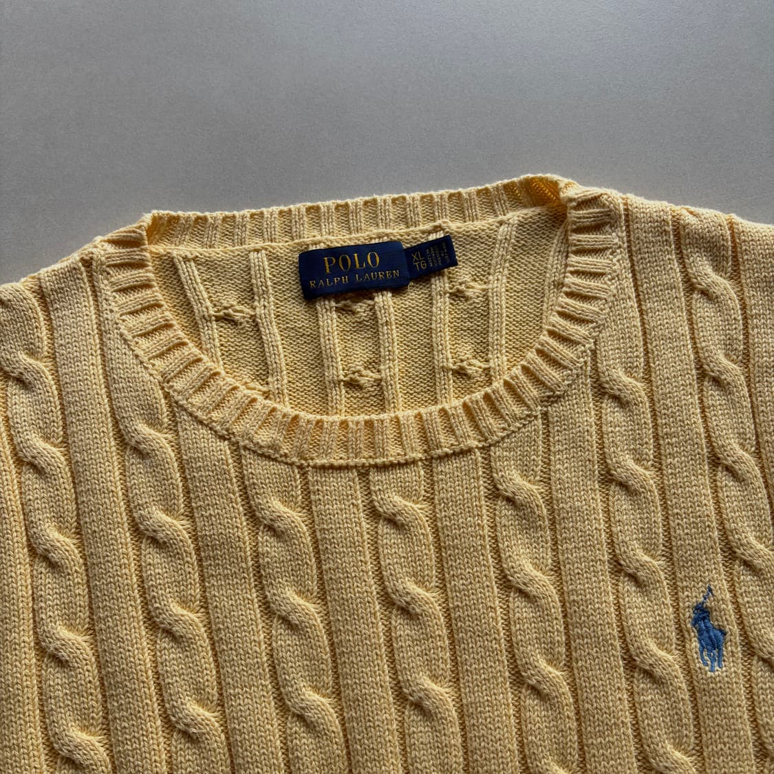[S-M]폴로 랄프로렌 꽈배기 케이블 코튼 니트 상품이미지8