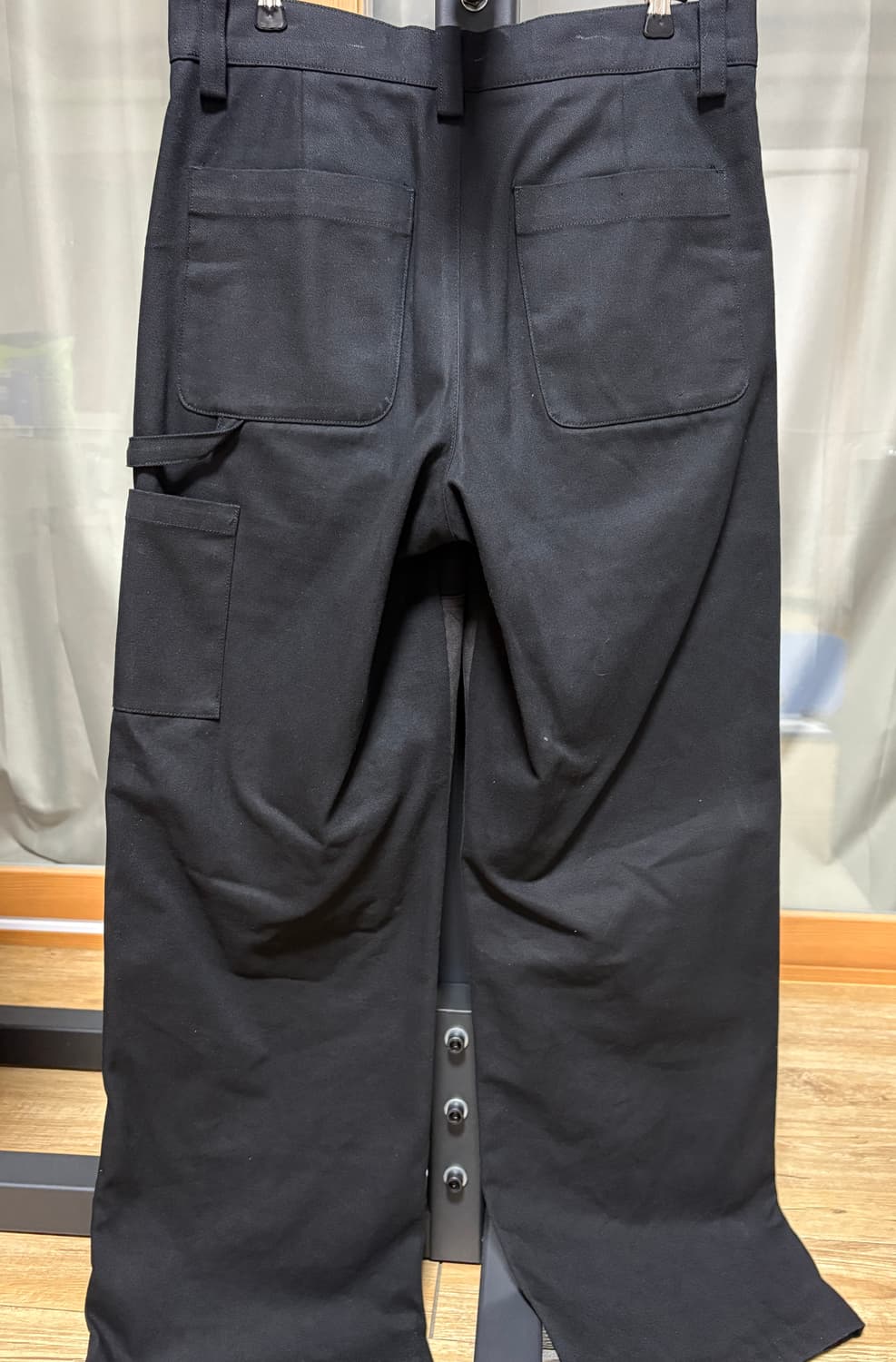 지용킴 23ss 썬블리치 더블니 트라우저 s 상품이미지3