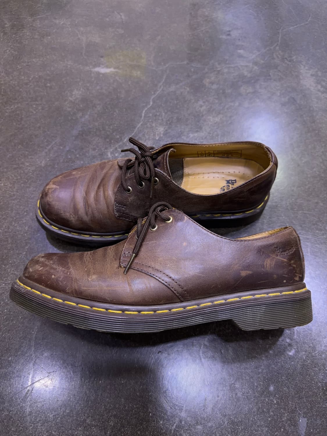 닥터마틴 1461 크레이지 호스 브라운 더비슈즈 260 상품이미지6