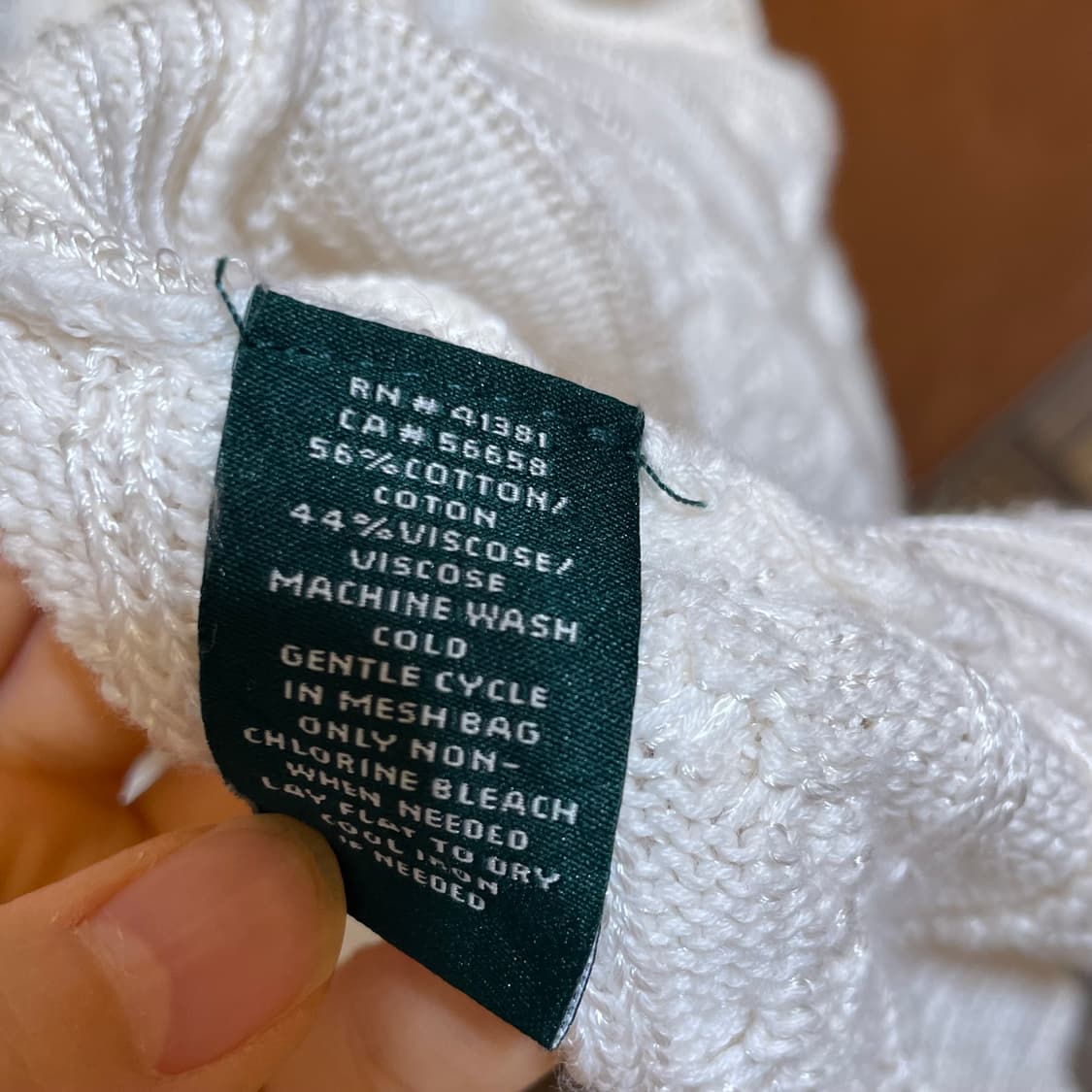 (L) Lauren 로렌 랄프 로렌 케이블 롱 니트 가디건   상품이미지6