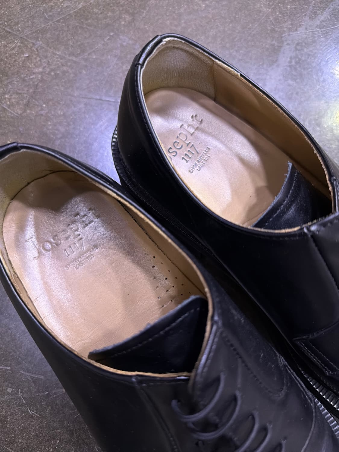 조셉트 에드워드 블랙 더비 슈즈 265 상품이미지5