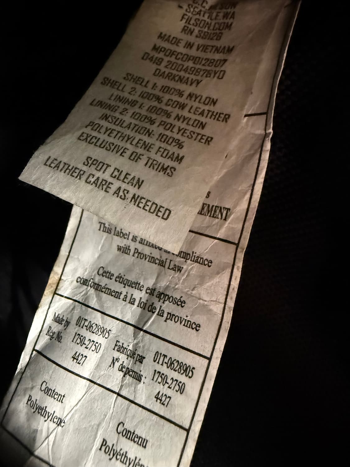 Filson 브리프케이스 – 다크 네이비 상품이미지7