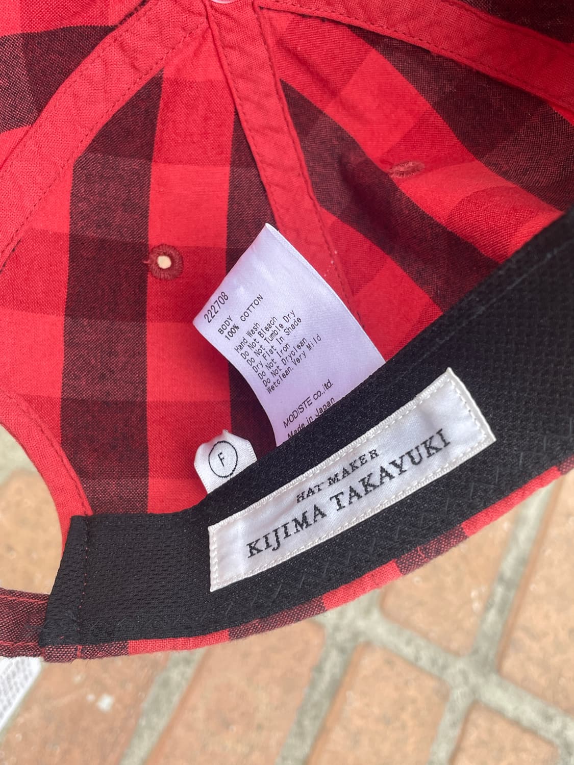 키지마 타카유키(Kijima Takayuki) 6패널 캡 상품이미지5