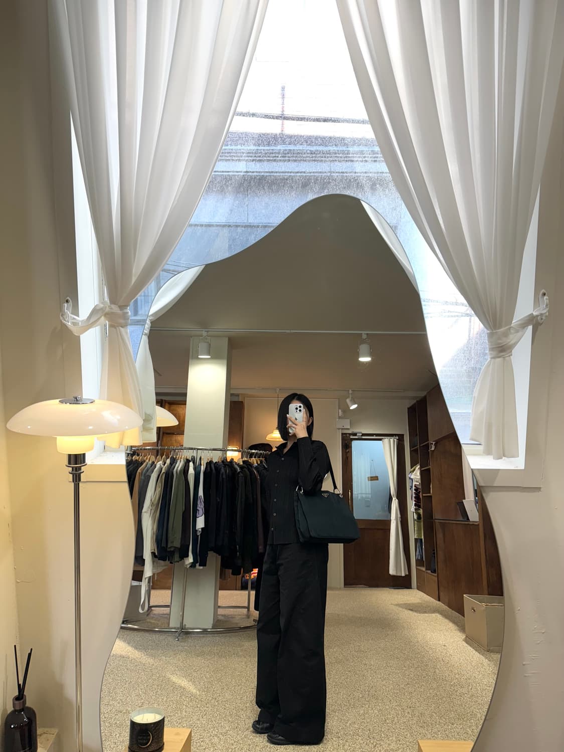 프라다 나일론 숄더백 상품이미지2